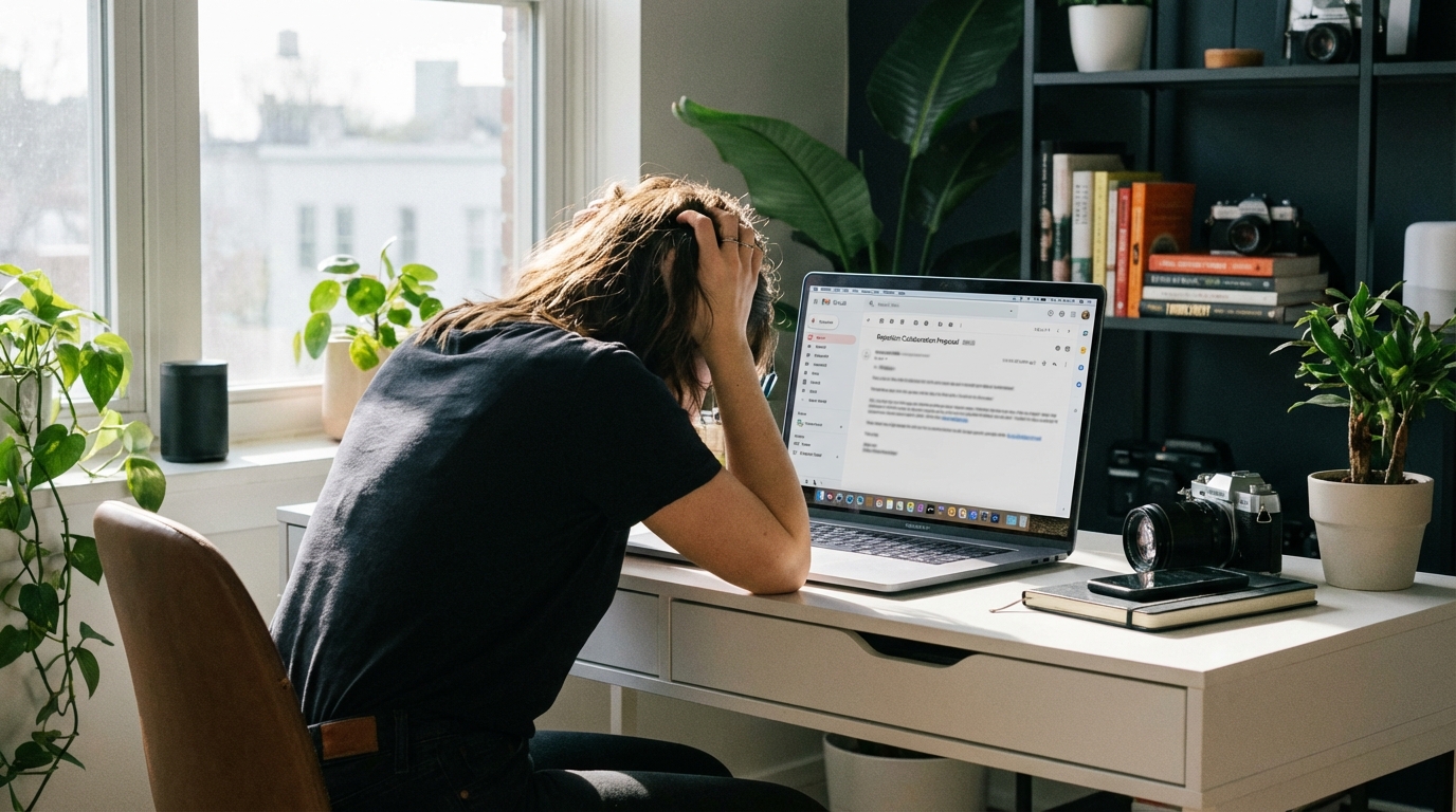 애드센스 거절 이메일을 받은 블로거