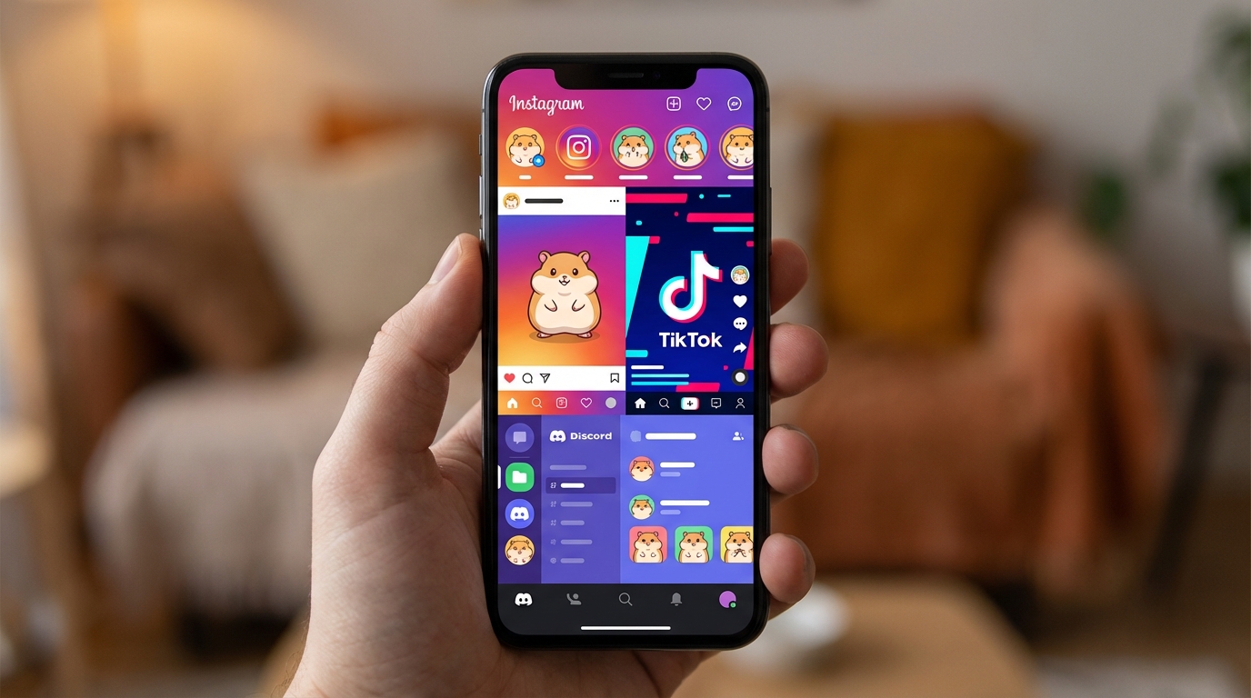 여러 소셜 플랫폼에 배포된 AI 페르소나