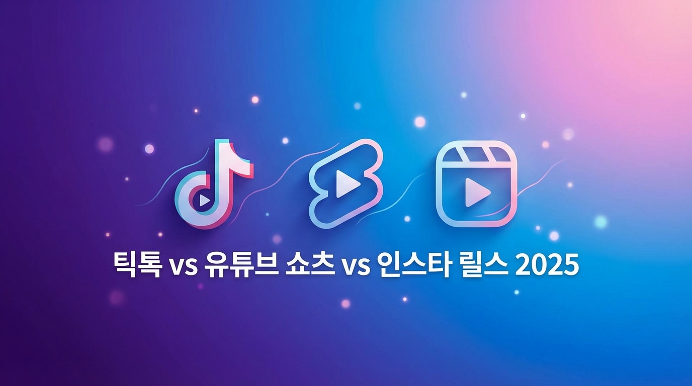틱톡 vs 유튜브 쇼츠 vs 인스타 릴스 2025: 어디서 시작해야 할까?