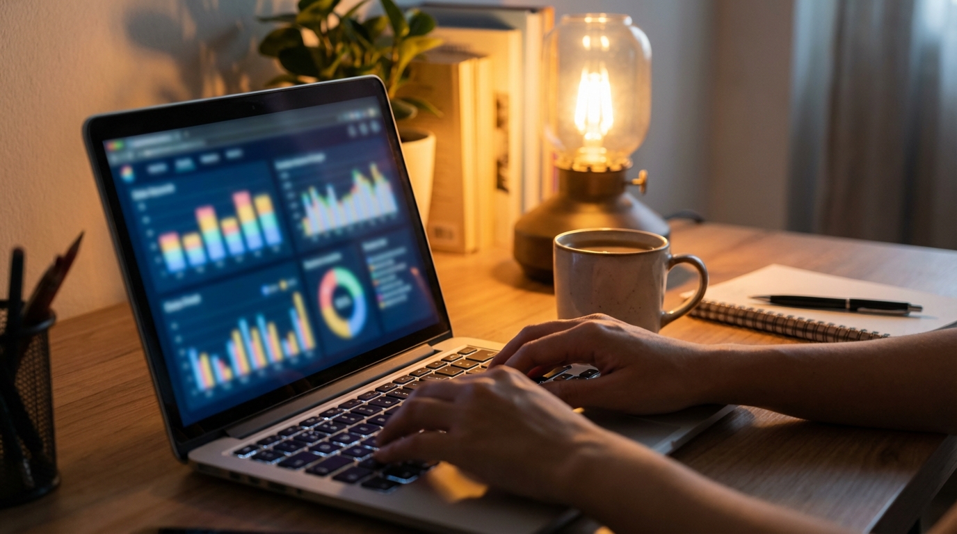 Streaming business analytics and performance metrics dashboard