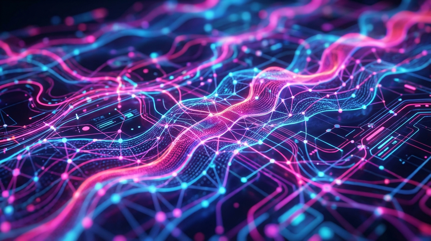 소셜 미디어 플랫폼 알고리즘의 시각적 표현