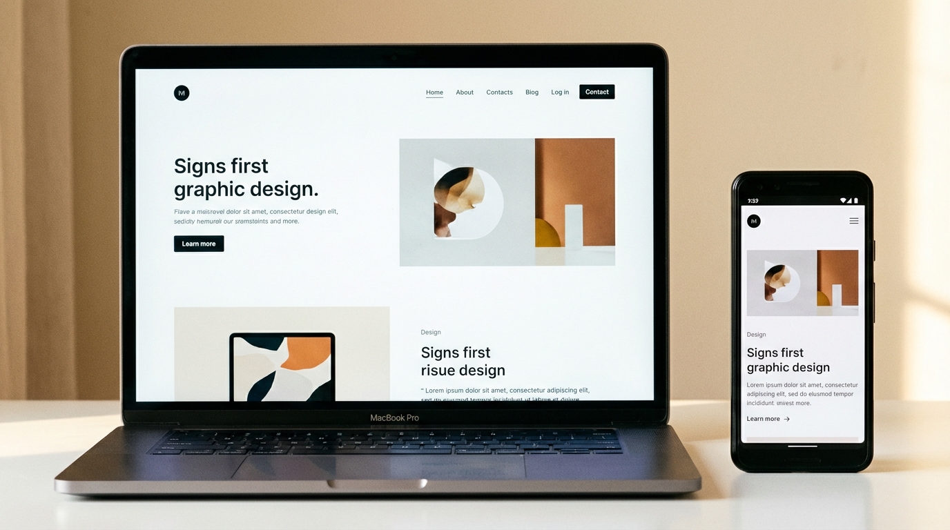 모바일 반응형 웹사이트 디자인