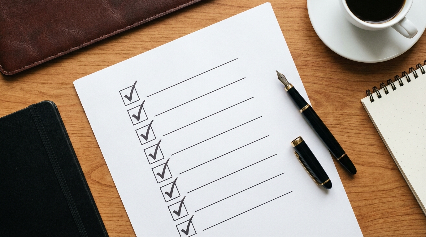 AdSense application checklist completion