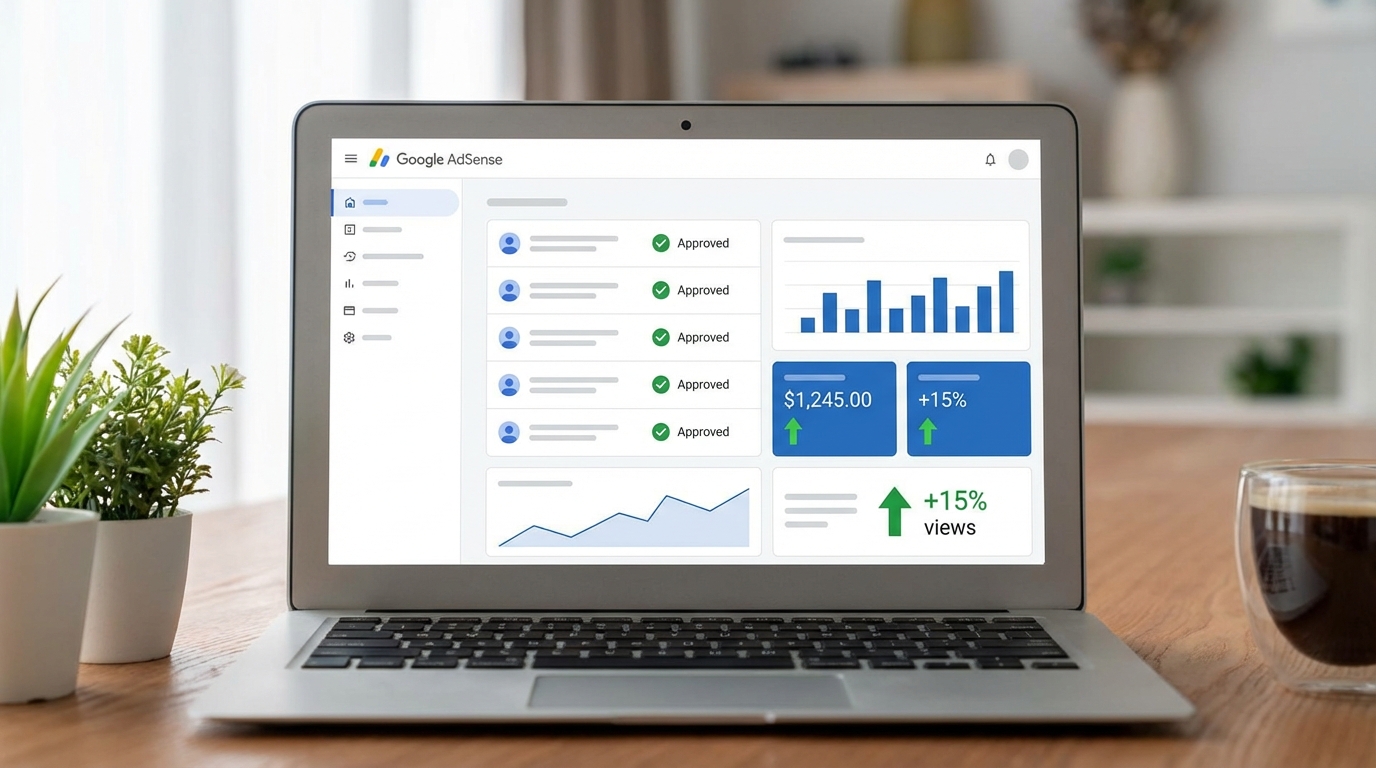Google AdSense approval dashboard