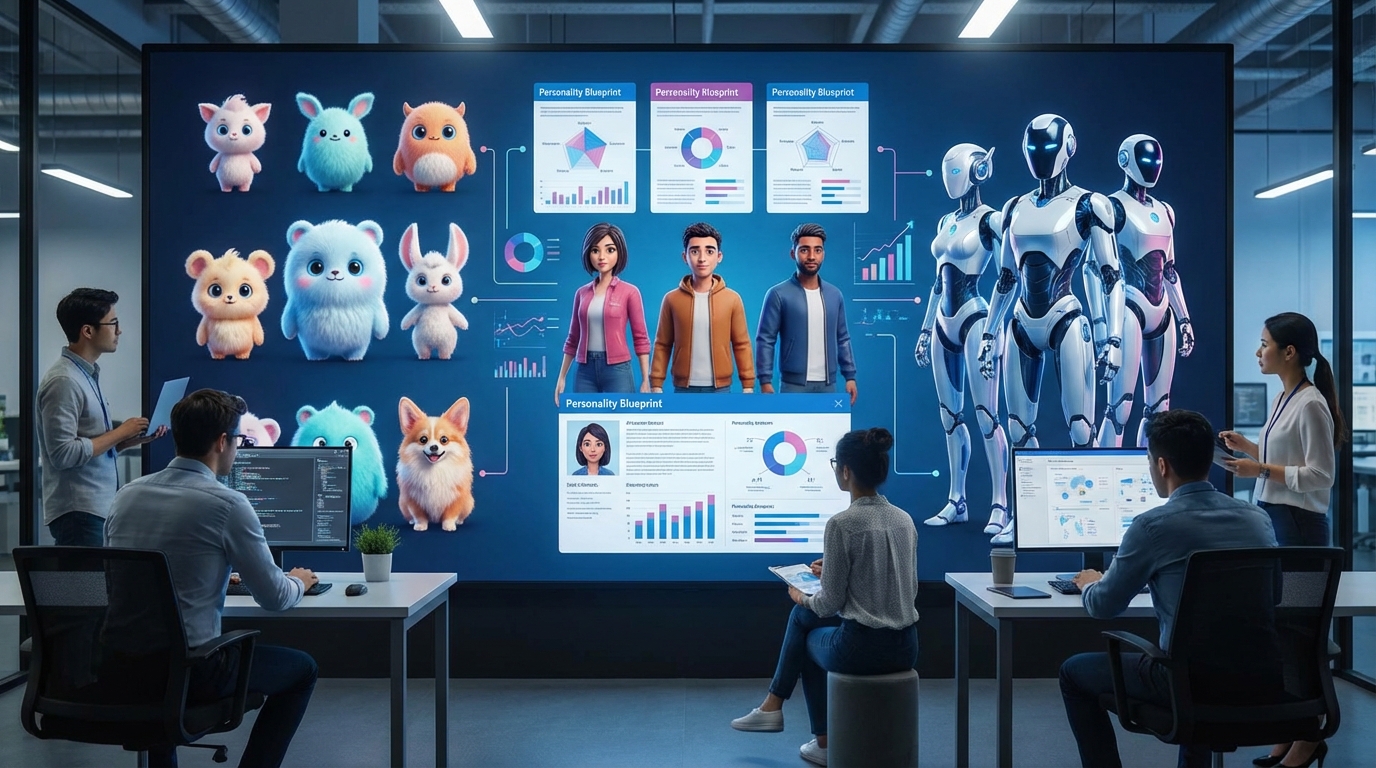 AI 캐릭터 디자인 도구와 성격 청사진