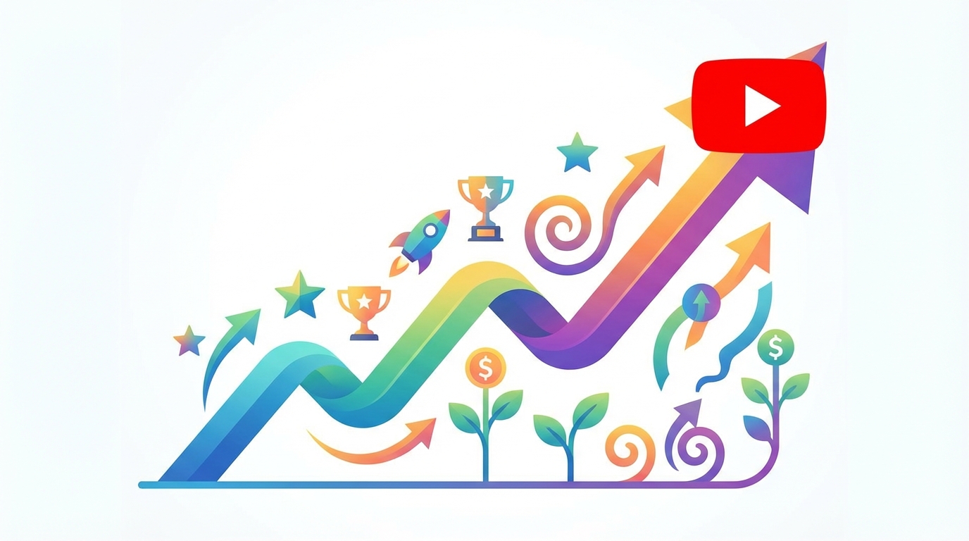 유튜브 채널 성장 지표 및 성과 지표
