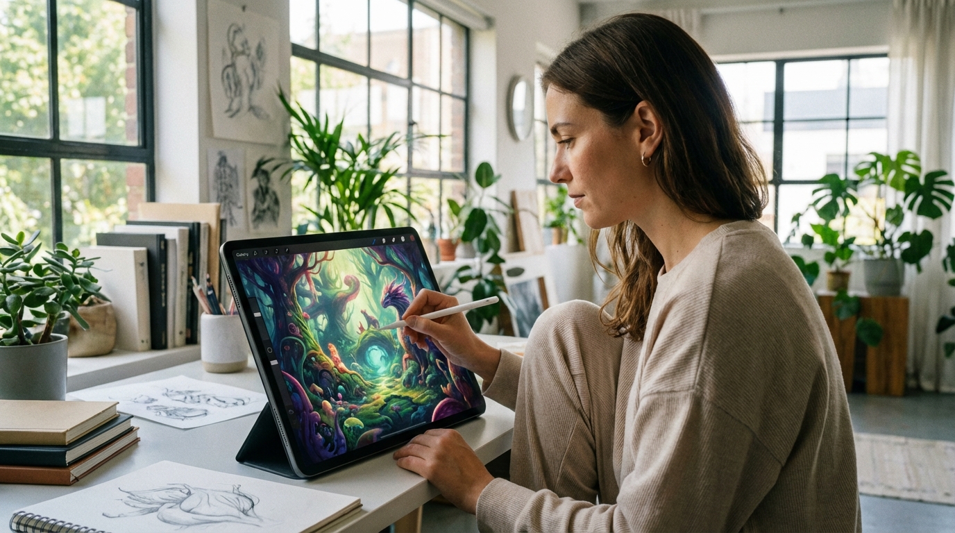 디지털 콘텐츠를 만드는 AI 아티스트