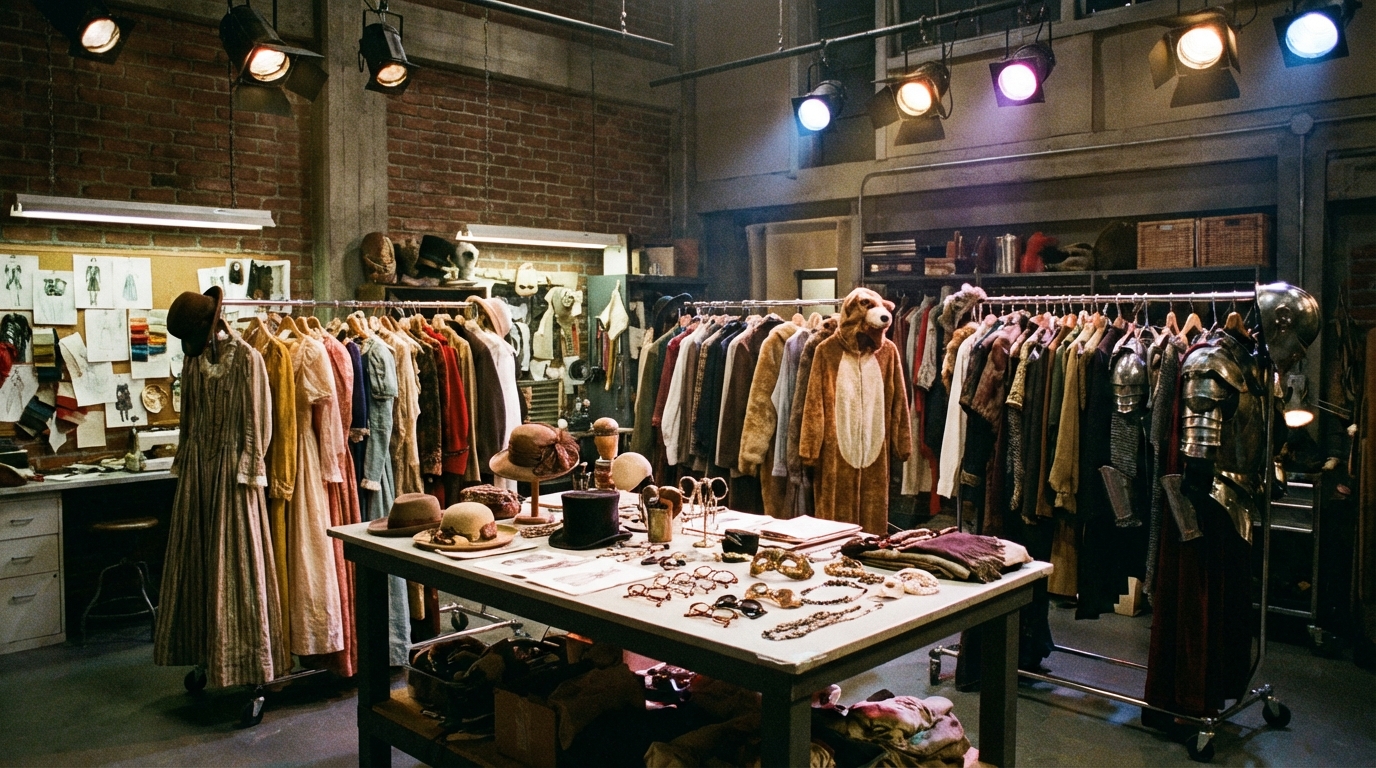 페르소나 코미디를 위한 캐릭터 의상과 소품 컬렉션