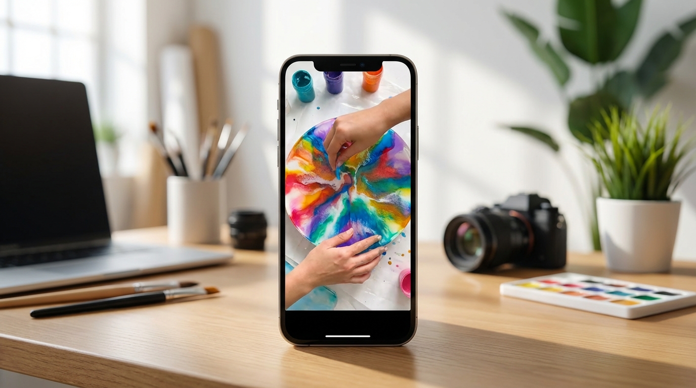 YouTube Shorts video format on mobile device