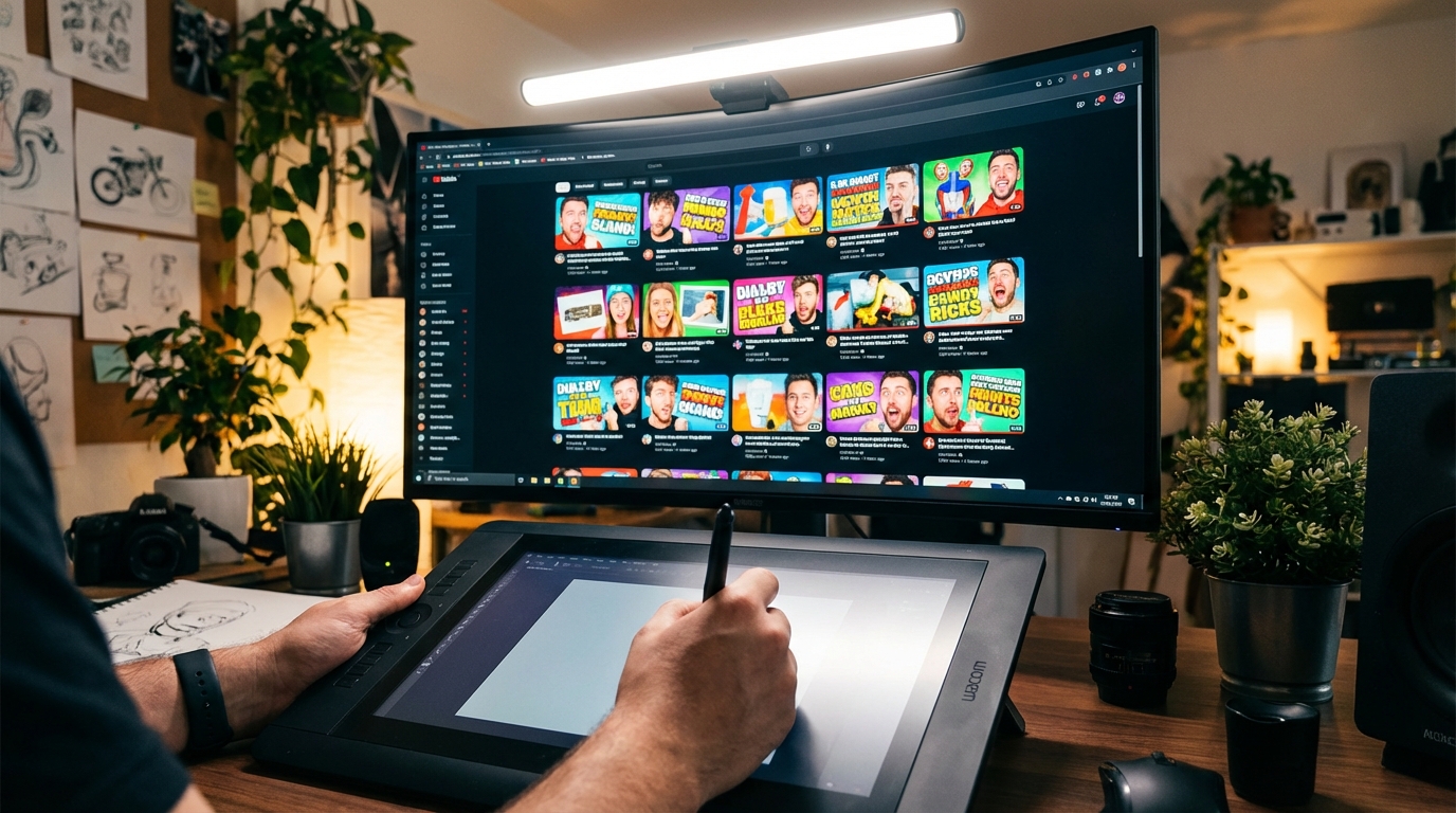 Designing click-worthy YouTube thumbnails