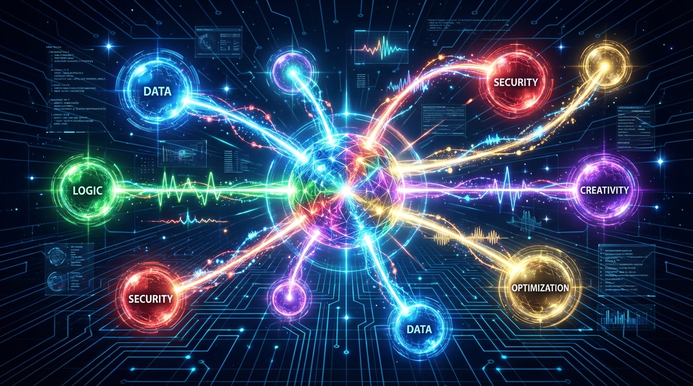 Multi-agent AI collaboration network