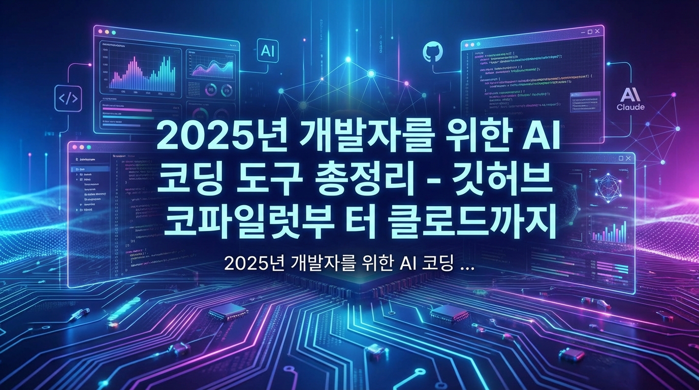 2025년 개발자를 위한 AI 코딩 도구 총정리 - 깃허브 코파일럿부터 클로드까지